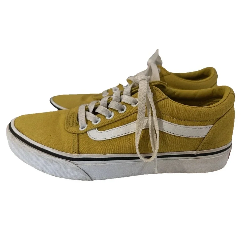 Vans Old Skool Low Womens‎ Size 7 Yellow Sneakers